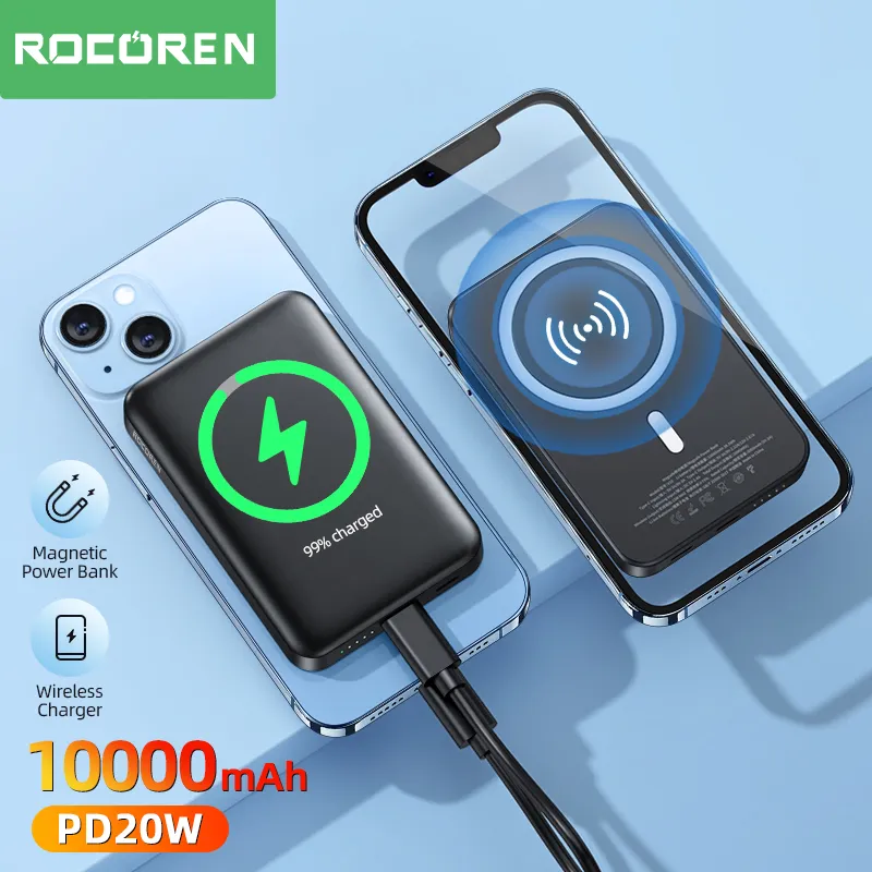 סוללה ניידת מגנטית למכשירי אפל מבית Rocoren – במחיר מטריף! Rocoren-Magnetic-Power-Bank-10000mAh-20W-Wireless-Charger-5000mAh-Mini-Powerbank-For-iPhone-14-13-12.jpg_