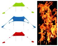 ציליית חוף 2.50X2.50 גובה 195 ס"מ SWISS CAMP במחיר חיסול מטורף!