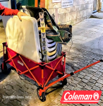 עגלת קמפינג מתקפלת 4 גלגלים COLEMAN במחיר סייל שווה!