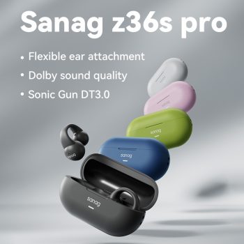 אוזניות TWS בהולכת אוויר Sanag Z36s במחיר משוגע