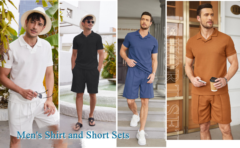 סט חולצת פולו ומכנסיים קצרים לגברים Tinkwell במחיר פסיכי! סט חולצת פולו ומכנסיים קצרים לגברים Tinkwell במחיר פסיכי!