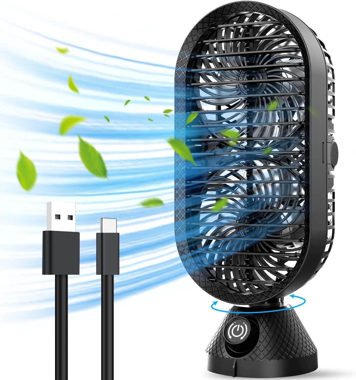 מאוורר שולחן USB בגודל 11" במחיר מעולה! מאוורר שולחן USB בגודל 11" במחיר מעולה!