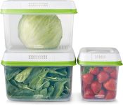 מכלי אחסון FreshWorks Saver מאת Rubbermaid – לאחסון והארכת חיי ירקות ופירות