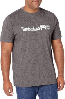 חולצת טי עם שרוול קצר לגברים עם לוגו בחזה Timberland PRO