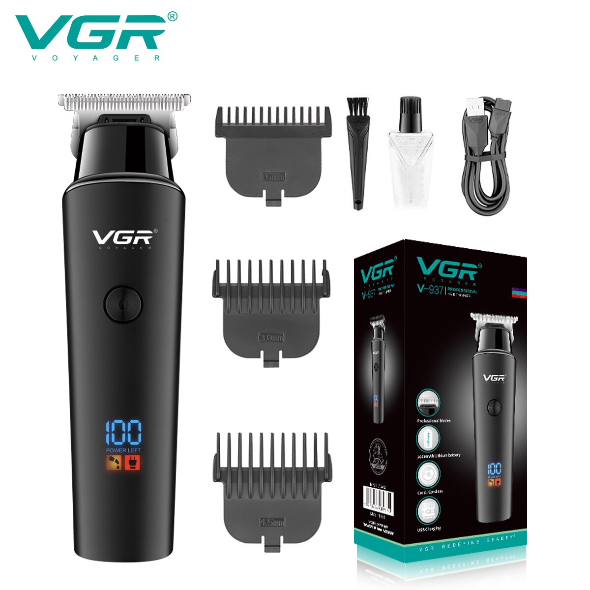 מכונת תספורת VGR V-937 - מכונה רבת מכר שמגלחת "אפס" אמיתי! מכונת תספורת VGR V-937 - מכונה רבת מכר שמגלחת "אפס" אמיתי!