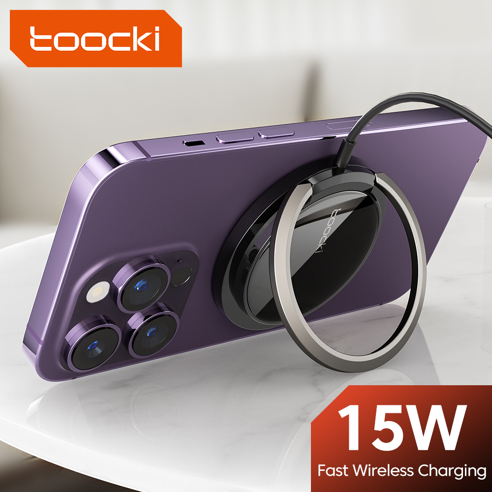 עקיצה! מטען מגנטי אלחוטי תואם מגסייף MagSafe מבית TOOCKI במחיר שווה! 660fc7853a300ee805aa5b599248a583
