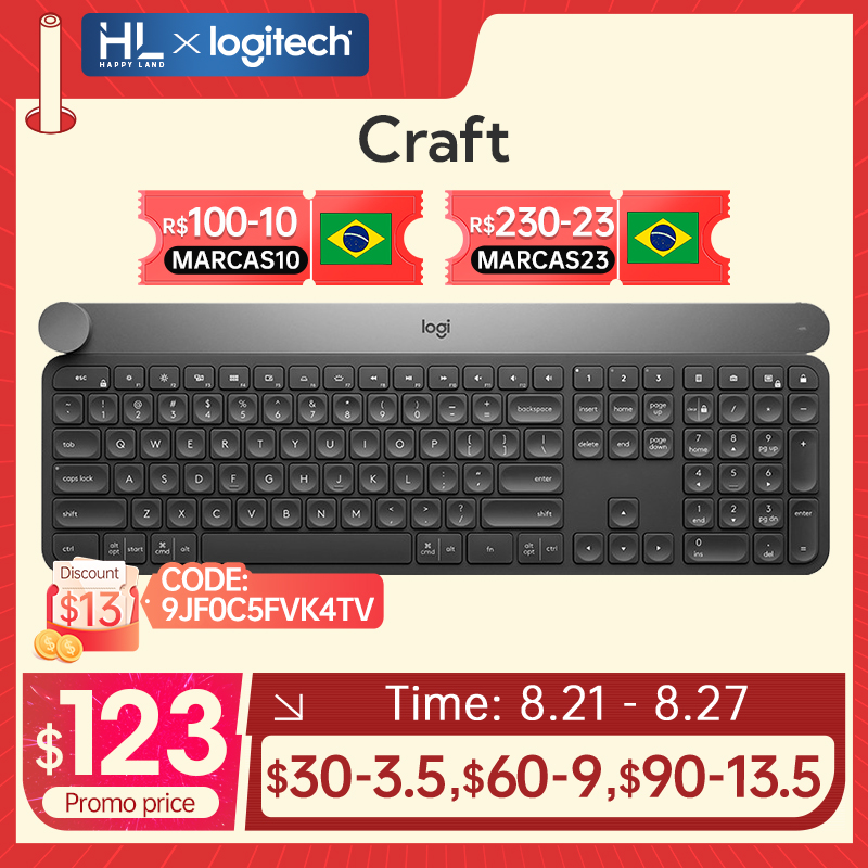 מקלדת אלחוטית Logitech Craft במחיר הזול אי פעם - בפער!! מקלדת אלחוטית Logitech Craft במחיר הזול אי פעם - בפער!!