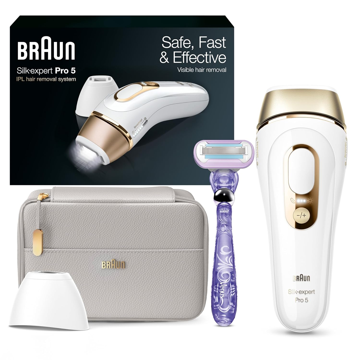 מכשיר הסרת שיער מתקדם Braun Silk·expert Pro 5 PL5157 בשיטת IPL במחיר מעולה! 81Fe0BCnV5L._SL1500_