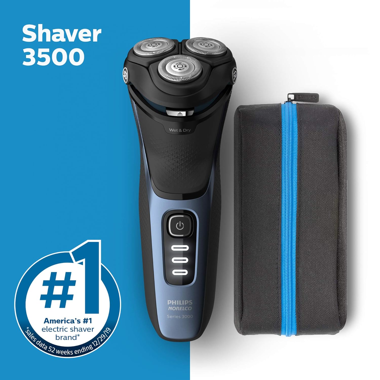 מכונת הגילוח Philips Norelco S3212/82 81FC3I89oRL._SL1500_