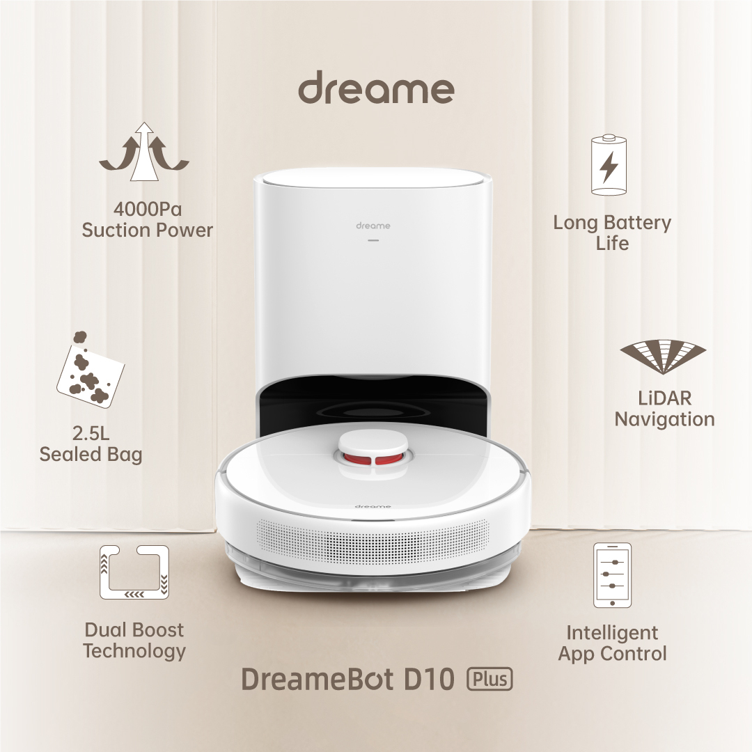 שואב אבק רובוטי שוטף Dreame DREAMEBOT D10 PLUS FVLneyxUAAAu4Eh