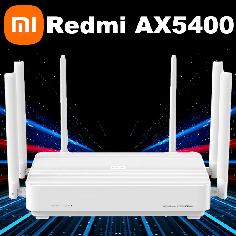 ראוטר עוצמתי שיאומי Xiaomi Redmi Router AX5400 הכולל תמיכה ב WiFi6 במחיר היסטרי! Xiaomi-Redmi-AX5400-Mesh-System-Router-WiFi-6-4K-QAM-160MHz-High-Bandwidth-512MB-Memory-Repeater