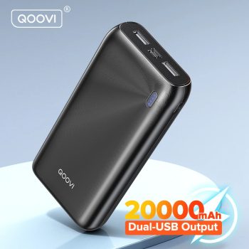 מטען נייד ממותג QOOVI 20000mAh בדיל חצי חינם!