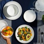סט צלחות קורל Corelle עם 18 חלקים ל6 סועדים קורל דגם Caspian