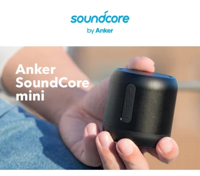רמקול בלוטות' נייד במיוחד עם רדיו FM אנקר Anker Soundcore Mini במחיר רצפה