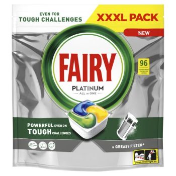 קפסולות למדיח Fairy Platinum All In One במארז ענק בסייל שווה!