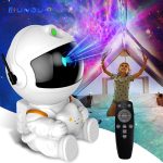 רב מכר בהנחה גדולה! מקרן מיני אסטרונאוט Galaxy Star Projector LED