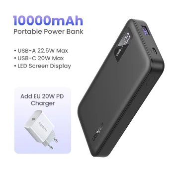 מטען נייד יוגרין Ugreen 22.5W PD Max במחיר השקה שווה במארז משתלם!