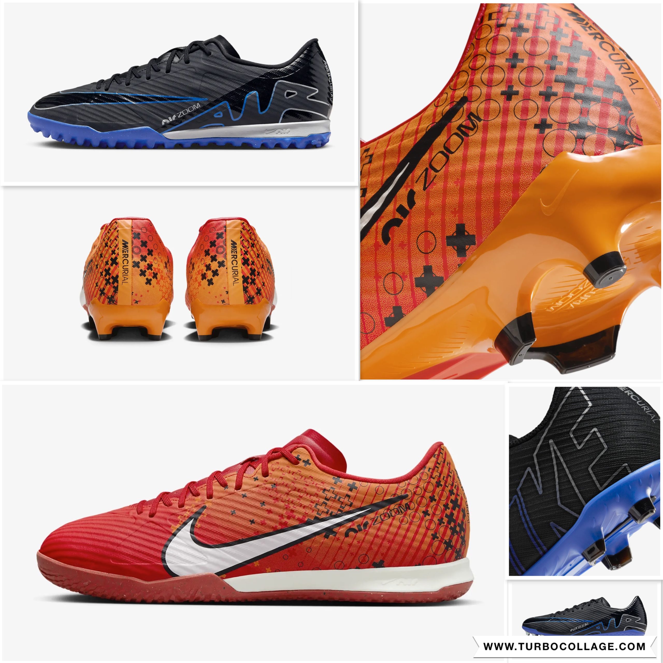 סדרת נעלי הכדורגל Nike Vapor 15 בהנחה ישירות מהאתר הרשמי! Collage created using TurboCollage software from www.TurboCollage.com