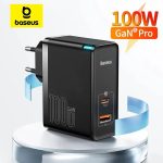 מטען קיר סופר איכותי ועוצמתי Baseus GAN5 Pro 100W בסופר דיל מעולה!