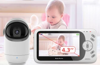 מוניטור לתינוק מדגם VB801 עם מסך 4.3"