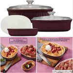 סט אפיה קרמי משובח 6 חלקים CorningWare מתחת לרף המס ועם שילוח חינם!