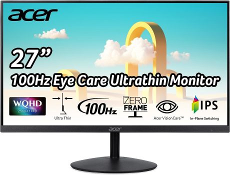 מסך Acer 2K 27" SB272U Ebiip במחיר מדהים!