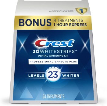 מארז 48 סטריפים להלבנת השיניים Crest 3D White Professional Effects Plus בריסוק מחיר!