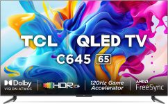 כיסוח! מסך TCL QLED “65 4K Google TV 65C645 במחיר הזול אי פעם!