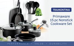 סט כלי בישול 15 חלקים נון-סטיק Tramontina Primaware במחיר שווה!