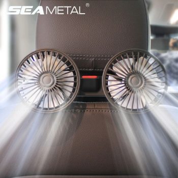 מאוורר כפול 3 מהירויות מבית SEAMETAL למושב האחורי ברכב בדיל כמעט חינם!