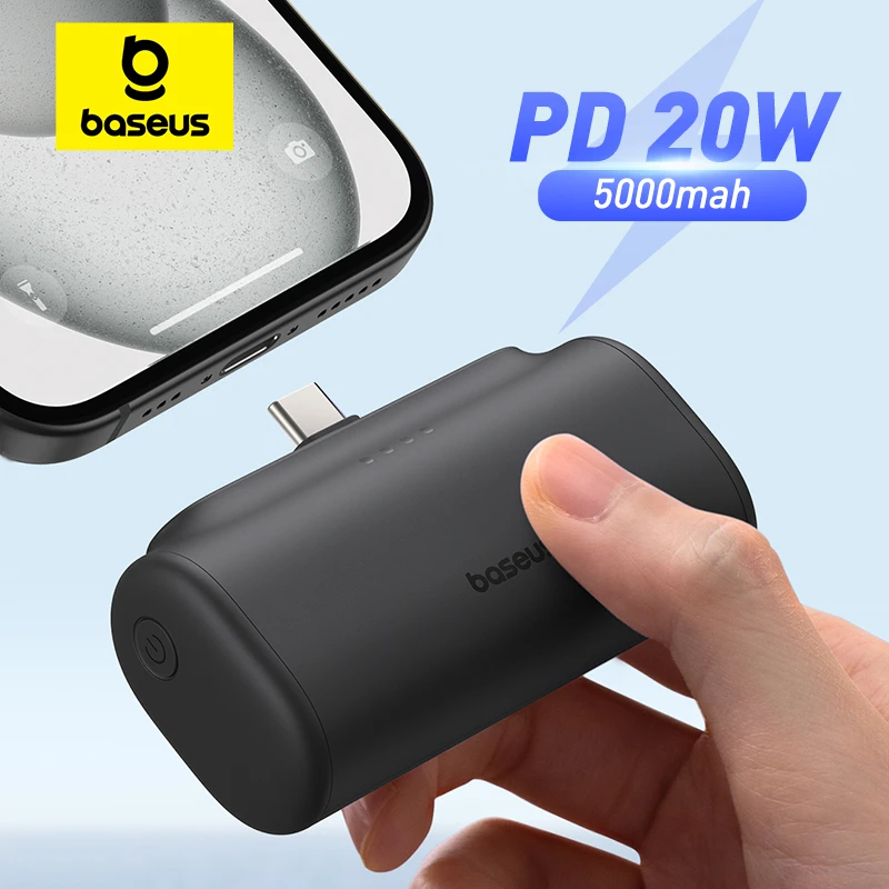 גלולת הרגעה לסוללה המתאימה לכל כיס! Baseus Mini Power Bank 20W 167397746