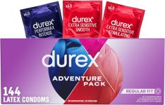 מארז 144 יח' קונדומים דורקס Durex Adventure במחיר טירוף! כ61 אג' ליחידה!