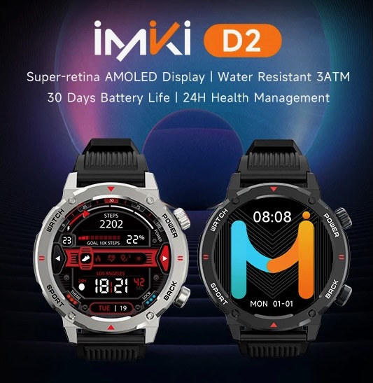 התמורה הכי משוגעת שיש! השעון החכם החדש IMIKI D2 הכולל עברית מלאה במחיר טירוף! Se4d40146561443aeb119e1faca0adc0ca