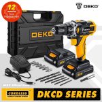 סט מברגה/מקדחה אלחוטית 20V DKCD20FU-Li DEKO במחיר שווה!
