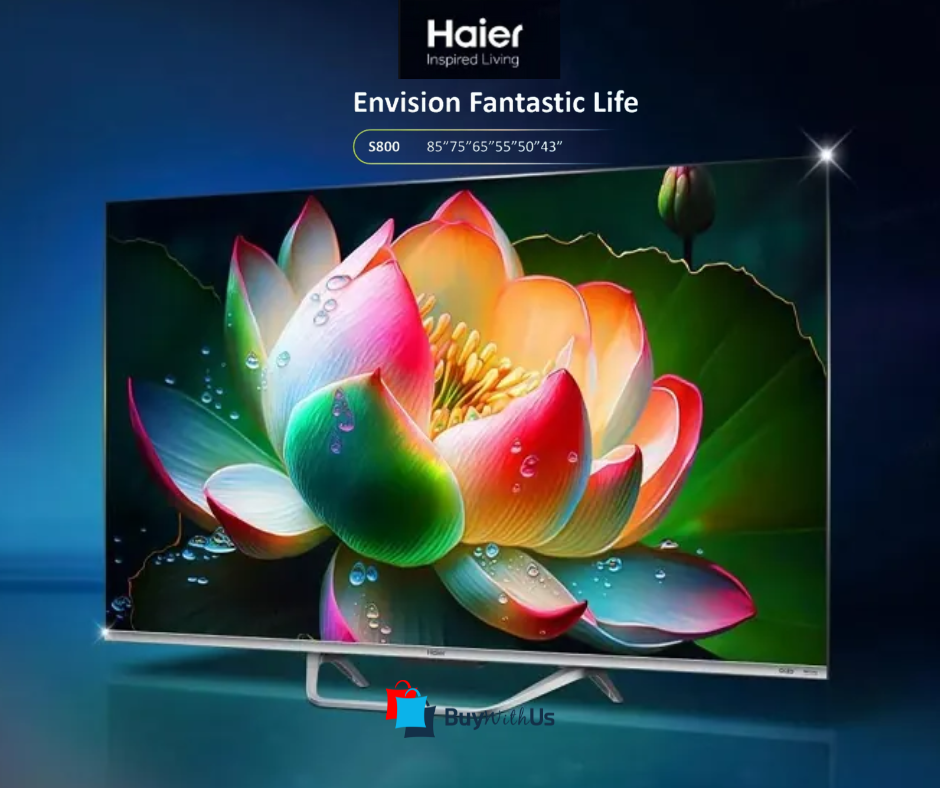 הQLED הכי משתלמת בשוק! טלוויזיה חכמה 65" Haier QLED האייר H65S800UX במחיר נובמבר משוגע! טלוויזיה האייר H65S800UX