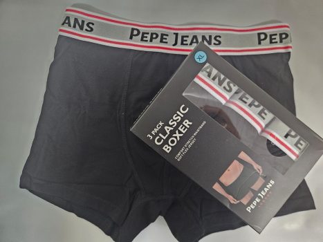 מארז 6 בוקסרים פפה ג'ינס Pepe Jeans ב99₪ בלבד!