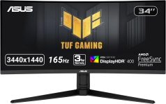מסך גיימינג קעור ASUS TUF Gaming “34 VG34VQL1B במחיר מדהים!