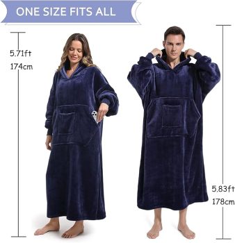 שמיכה לבישה ענקית לגברים ונשים במחיר עקיצה!