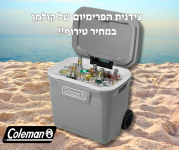 עקיצה! צידנית הפרימיום קולמן 62 ליטר 316 Coleman Ice Chest במחיר הזוי!
