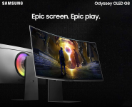 פאר היצירה! מסך סמסונג OLED 34" SAMSUNG 34" Odyssey G8 5SD במחיר אדיר!