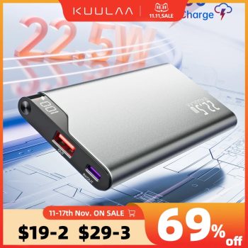 מטען נייד KUULAA 10000mAh 22.5W בדיל טעות!