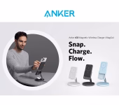 תחנת טעינה 2 ב1 כולל מטען נייד אלחוטי אנקר Anker 633 במחיר הזול אי פעם!