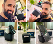המלצה חמה! מטען מגנטי מתקפל 2 או 3 ב 1 Baseus 25W כולל כבל מובנה במכירת בזק!