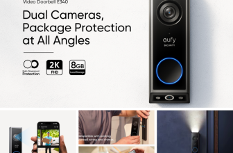 פעמון חכם עם מצלמה כפולה eufy Video Doorbell E340 2K  מתחת לרף המס