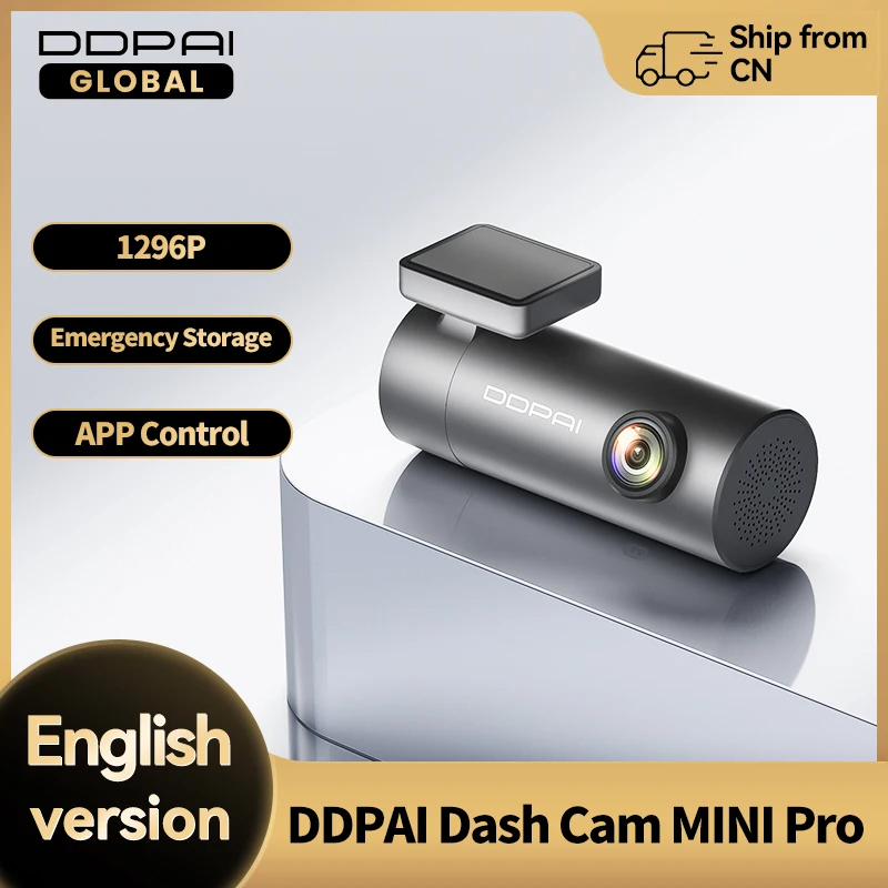 מוצר חובה בכל רכב! המצלמה הקומפקטית העמידה DDPAI Mini Pro במחיר מעולה! 1