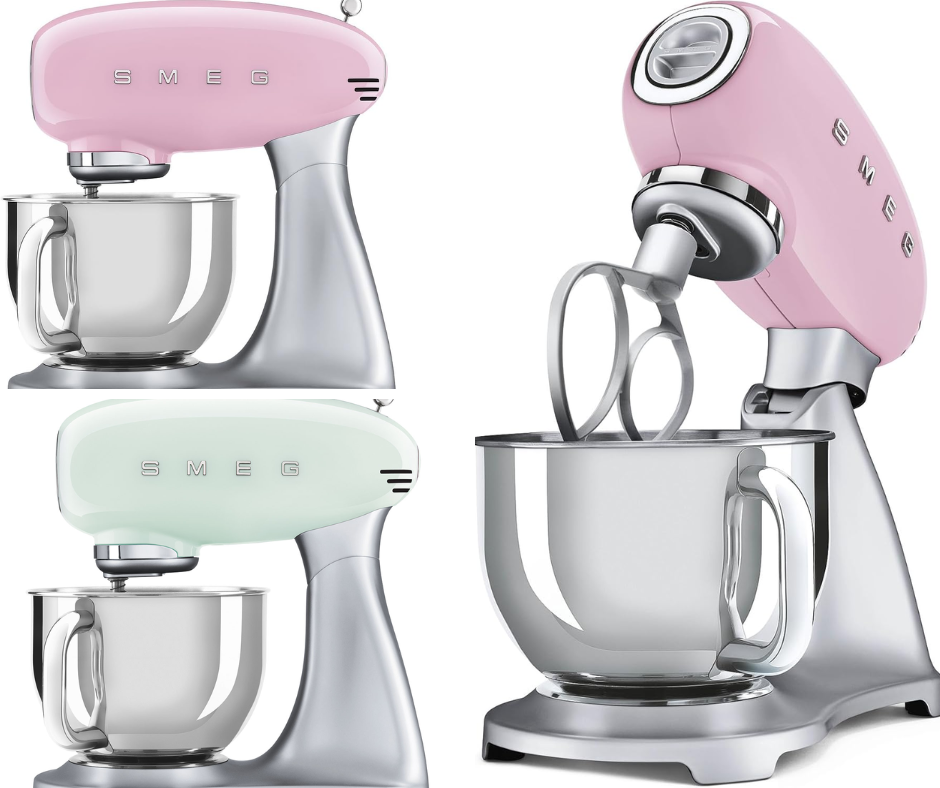 מיקסר יוקרתי ומעוצב דגם SMF02 מבית Smeg סמג בפחות מחצי מחיר! מיקסר עמידה רב תכליתי יוקרתי ומעוצב דגם SMF02 מבית Smeg סמג
