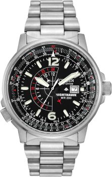 שעון Citizen לגברים Eco-Drive Promaster Air Nighthawk Pilot  בחצי מחיר!