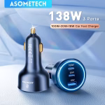 מטען עוצמתי לרכב ASOMETECH 138W במחיר שווה