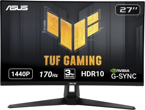 מסך מוניטור גיימינג ASUS TUF Gaming “27 VG27AQ1A במחיר מדהים!