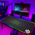 משטחי פד לעכבר גדולים ומעוצבים כולל RGB היקפי במחיר בדיחה!